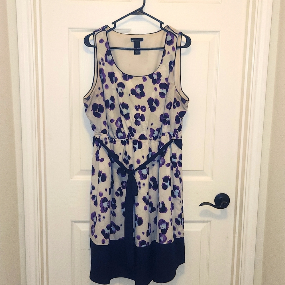 Lane Bryant Size 18/20 Purple 💜 Leopard 🐆 Print Tank Dress